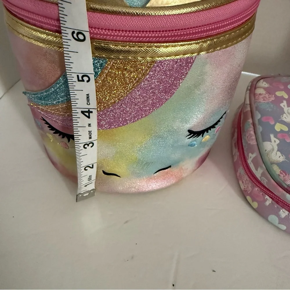 Underonesky Colorful Unicorn Clear Tote Bag and travel bags